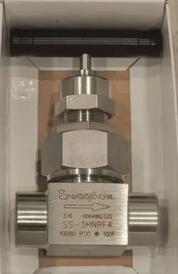 SWAGELOK SS-3HNRF4 HIGH PRESSURE UNION BONNET NEEDLE VALVE FNSP