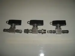 SWAGELOK SS-43GS4-LL 2-WAY BALL VALVE 3000 PSIG STAINLESS STEEL 100 F