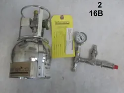 RESTEK TO-CAN 22105 AIR SAMPLING CANISTERS WITH SWAGELOK BELLOWS VALVE 1L LITER