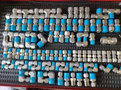SWAGELOK STAINLESS STEEL COMPRESSION FITTING LOT SS 316 100 PIECE LOT