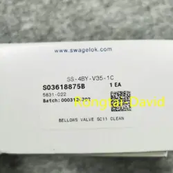 1PCS NEW SWAGELOK SS-4BY-V35-1C SS SWITCH BELLOWS SEAL VALVE SHIPPING DHL/FEDEX