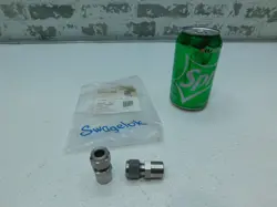 2 NEW GENUINE SWAGELOK TUBE FITTING MALE CONNECTOR, 3/8