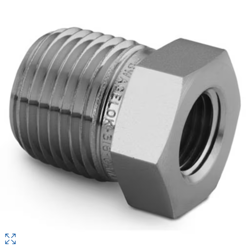 SWAGELOK SS-8-RB-4 PIPE FITTING, REDUCING BUSHING 1/2