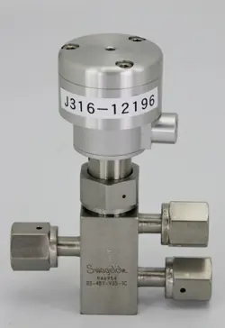 L12196 (LOT OF 12) SWAGELOK SEALED VALVE, 