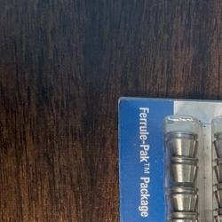 LOT - SWAGELOK SS-400 SERIES - SET OF 100 PCS - 1/4