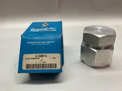 SWAGELOK,S-2400-C,STAINLESS STEEL CAP FITTING 1-1/2 INCH TUBE