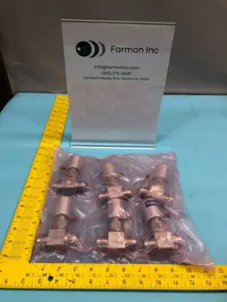 LOT OF 6 NUPRO SS-BN8VCR8-C HIGH PURITY BELLOW VALVE, SWAGELOK, 160945