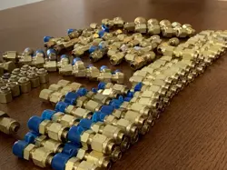 TYLOK SWAGELOK BRASS FITTING LOT, SEE DESC - UNION BRANCH TEE ELBOW NPT BULKHEAD