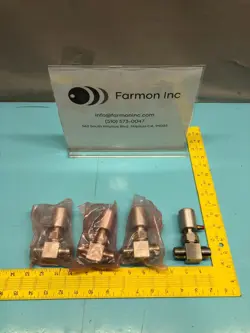 LOT OF 4 NUPRO SS-BN8VCR8-C HIGH PURITY BELLOW VALVE, SWAGELOK, 160974