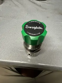 SWAGELOK KPR1B1C3GA10A00 PRESSURE REGULATOR HP MAX 3600 PSIG LP 0-50 PSIG