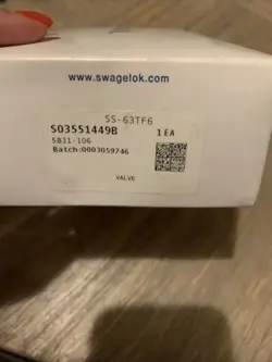 SWAGELOK SS-63TF6