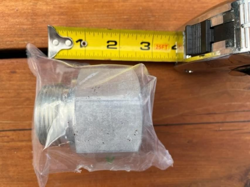 CAJON SWAGELOK CONNECTOR STAINLESS STEEL TUBE FITTING 3 PIECES
