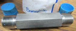 ??NEW SWAGELOK SS-8-HLN-4.00 316 STAINLESS HEX NIPPLE MALE 1/2