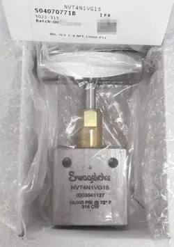 1PC SWAGELOK NVT4N1VG15 STOP VALVE