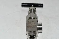 NEW SWAGELOK SS-12NRF8-A-ID-W20 MANUAL STAINLESS NEEDLE VALVE 6000PSI 1/2''