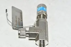 NEW SWAGELOK HIGH PRESSURE PROPORTIONAL RELIEF VALVE 1/4'', SS-4R3A-SETA