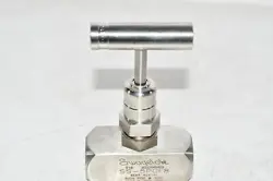 NEW SWAGELOK SS-5PDF8 STAINLESS STEEL RISING PLUG SCREWED-BONNET NEEDLE VALVE, A