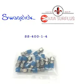 12 NEW SWAGELOK SS-400-1-4 MALE STRAIGHT CONNECTOR 1/4