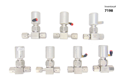SWAGELOK SS-BNV51-C STAINLESS STEEL VALVE, LOT OF 7 *USED WORKING