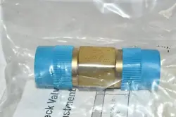 NEW SWAGELOK B-8CPA2-C5-150 BRASS CHECK VALVE 150-350PSI
