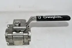 NEW SWAGELOK SS-67ESW24P MANUAL STAINLESS SOCKET WELD 1-1/2IN BALL VALVE