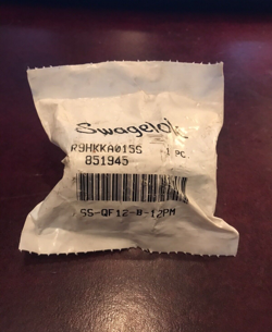 ??NEW SEALED??? SWAGELOK SS-QF12-B-12PM FULL FLOW QUICK CONNECT BODY