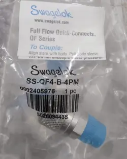 1PC SWAGELOK SS-QF4-B-4PM CARD PIPE JOINT
