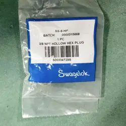 1PC SWAGELOK SS-6-HP CARD PIPE JOINT