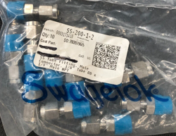 SWAGELOK SS-200-1-2, MALE CONNECTOR, 1/8