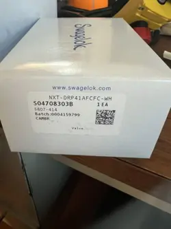 SWAGELOK NXT-DRP41AFCFC-WH RADIAL DIAPHRAGM VALVE NEW