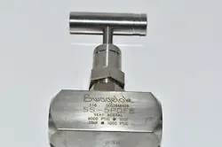 NEW SWAGELOK SS-5PDF8 SS RISING PLUG SCREWED-BONNET NEEDLE VALVE, ACETAL SEAT, 1