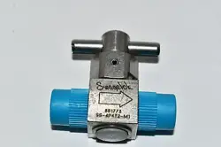 NEW SWAGELOK SS-4P4T2-M1, 1/4'' QUARTER TURN PLUG VALVE