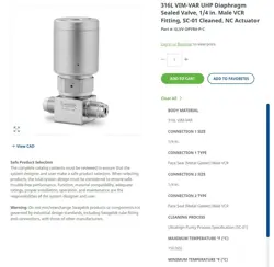 VALVE NC ACTUATOR