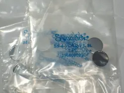5- SWAGELOK STAINLESS STEEL BLIND GASKETS, 1/4