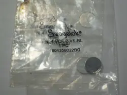 3- SWAGELOK NICKEL BLIND GASKETS, 1/4
