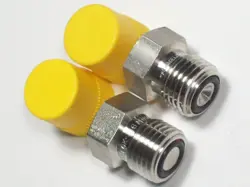 2- SWAGELOK STAINLESS STEEL VCO BLIND BODIES, 1/4