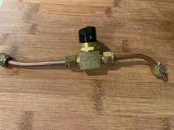 SWAGELOK B-43S4 BRASS 40 SERIES BALL VALVE, 1/4
