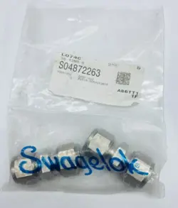 SWAGELOK SS-12M0-6 STAINLESS STEEL SWAGELOK TUBE FITTING, UNION, 12 MM TUBE OD