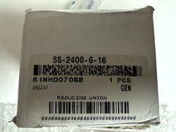 1PCS SWAGELOK SS-2400-6-16  NEW UNUSED  TUBE FITTING