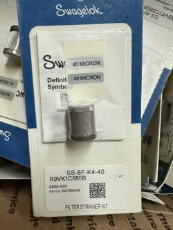 LOT OF 10PCS SS-8F-K4-40 SWAGELOK 40 MICRON FILTER STRAINER KIT