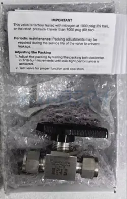 1PCS NEW  SWAGELOK  SS-43GS6  BALL VALVE  DHL SHIPPING #Z