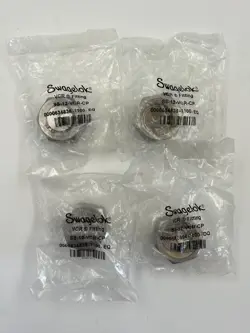 SWAGELOK VCR 3/4 IN. CAP SS-12-VCR-CP / FACE SEAL CAP FITTING LOT OF 4 PCS