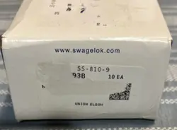 SWAGELOK SS-810-9, STAINLESS STEEL UNION ELBOW,  1/2