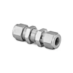 1/2 TUBE X 1/2 TUBE 316SS BULKHEAD UNION FITTING SWAGELOK SS-810-61