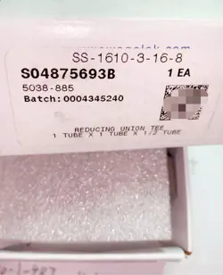 1PC SWAGELOK SS-1610-3-16-8 CARD PIPE JOINT