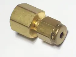 1- SWAGELOK BRASS CONNECTOR FITTING, 1/8