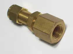 BRASS BULKHEAD CONNECTOR