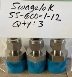 SS-600-1-12 FITTINGS 3/8