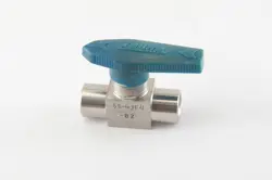 BALL VALVE 40 SERIES, SWAGELOK/WHITEY, 2 WAY, 1/4 FNPT, SS-43F4-BZ