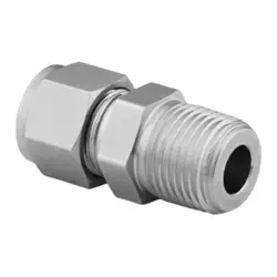 SWAGELOK SS-400-1-4 STAINLESS STEEL TUBE FITTING, MALE CONNECTOR, 1/4